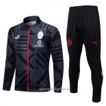 Chandal de Chaqueta del AC Milan 2022 2023 Gris