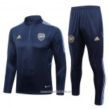 Chandal de Sudadera del Arsenal 2023 2024 Nino Azul