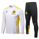 Chandal de Sudadera del Borussia Dortmund 2021 2022 Blanco