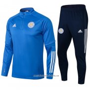 Chandal de Sudadera del Leicester City 2021 2022 Azul