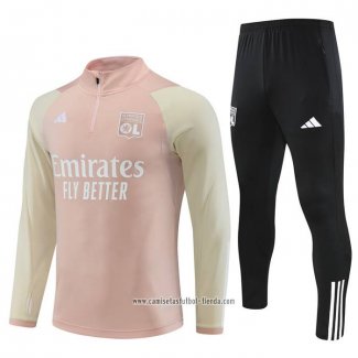 Chandal de Sudadera del Lyon 2023 2024 Rosa