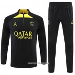 Chandal de Sudadera del Paris Saint-Germain Jordan 2022 2023 Negro