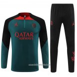 Chandal de Sudadera del Paris Saint-Germain Jordan 2022 2023 Verde