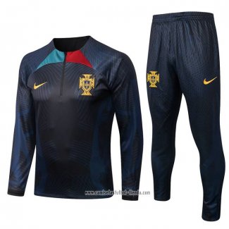 Chandal de Sudadera del Portugal 2022 2023 Negro