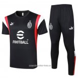 Chandal del AC Milan 2023 2024 Manga Corta Negro