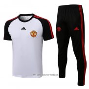 Chandal del Manchester United 2021-2022 Manga Corta Blanco