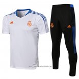 Chandal del Real Madrid 2021 2022 Manga Corta Blanco