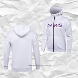 Chaqueta con Capucha del Paris Saint-Germain 2021 2022 Blanco