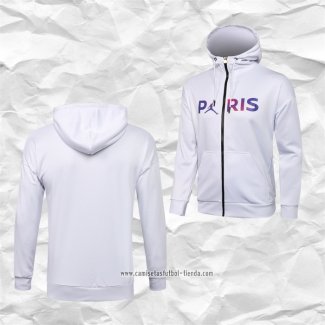 Chaqueta con Capucha del Paris Saint-Germain 2021 2022 Blanco