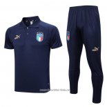 Conjunto Polo del Italia 2023 2024 Azul