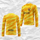 Camiseta Barcelona Portero 2023 2024 Manga Larga Amarillo