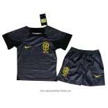 Camiseta Brasil Portero 2022 Nino Negro