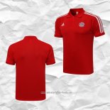 Camiseta Polo del Bayern Munich 2021 2022 Rojo