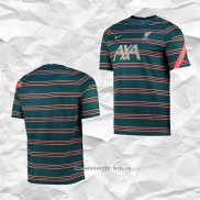 Camiseta Pre Partido del Liverpool 2022 Verde