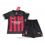 Camiseta Primera AC Milan 2022 2023 Nino