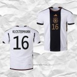 Camiseta Primera Alemania Jugador Klostermann 2022