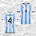 Camiseta Primera Argentina Jugador Montiel 2022