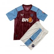 Camiseta Primera Aston Villa 2023 2024 Nino
