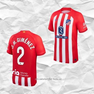 Camiseta Primera Atletico Madrid Jugador J.M.Gimenez 2023 2024