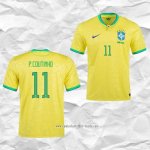 Camiseta Primera Brasil Jugador P.Coutinho 2022