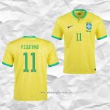 Camiseta Primera Brasil Jugador P.Coutinho 2022