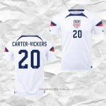 Camiseta Primera Estados Unidos Jugador Carter-Vickers 2022