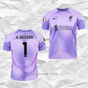 Camiseta Primera Liverpool Jugador Portero A.Becker 2022 2023