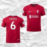 Camiseta Primera Liverpool Jugador Thiago 2022 2023