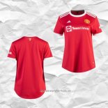 Camiseta Primera Manchester United 2021 2022 Mujer