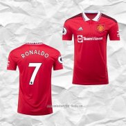 Camiseta Primera Manchester United Jugador Ronaldo 2022 2023