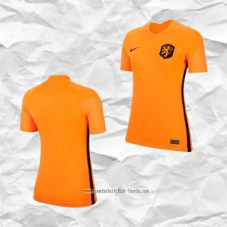 Camiseta Primera Paises Bajos Euro 2022 Mujer