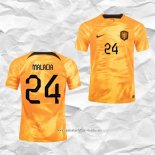 Camiseta Primera Paises Bajos Jugador Malacia 2022