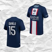 Camiseta Primera Paris Saint-Germain Jugador Danilo 2022 2023