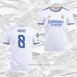 Camiseta Primera Real Madrid Jugador Kroos 2021 2022