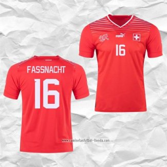 Camiseta Primera Suiza Jugador Fassnacht 2022