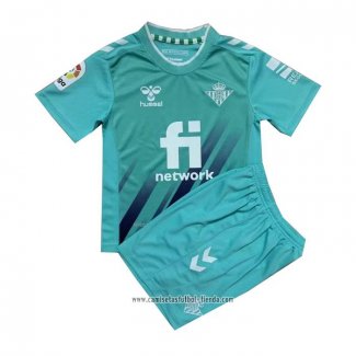 Camiseta Real Betis Portero 2022 2023 Nino Azul