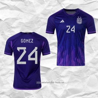 Camiseta Segunda Argentina Jugador Gomez 2022