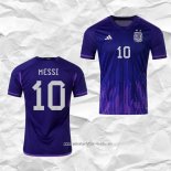 Camiseta Segunda Argentina Jugador Messi 2022