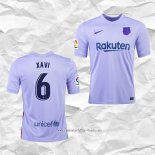 Camiseta Segunda Barcelona Jugador Xavi 2021 2022