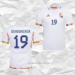 Camiseta Segunda Belgica Jugador Dendoncker 2022