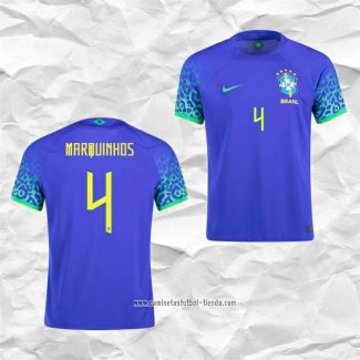 Camiseta Segunda Brasil Jugador Marquinhos 2022