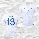Camiseta Segunda Francia Jugador Kante 2022
