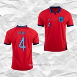 Camiseta Segunda Inglaterra Jugador Stones 2022