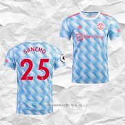 Camiseta Segunda Manchester United Jugador Sancho 2021 2022