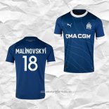 Camiseta Segunda Olympique Marsella Jugador Malinovskyi 2023 2024