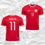Camiseta Segunda Polonia Jugador Grosicki 2022