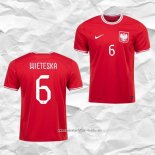 Camiseta Segunda Polonia Jugador Wieteska 2022