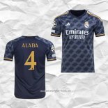 Camiseta Segunda Real Madrid Jugador Alaba 2023 2024