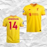 Camiseta Tercera Liverpool Jugador Henderson 2021 2022