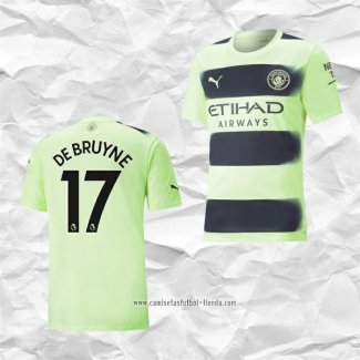 Camiseta Tercera Manchester City Jugador De Bruyne 2022 2023